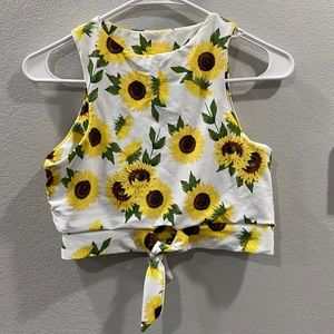 Sunflower Swimsuit Top
